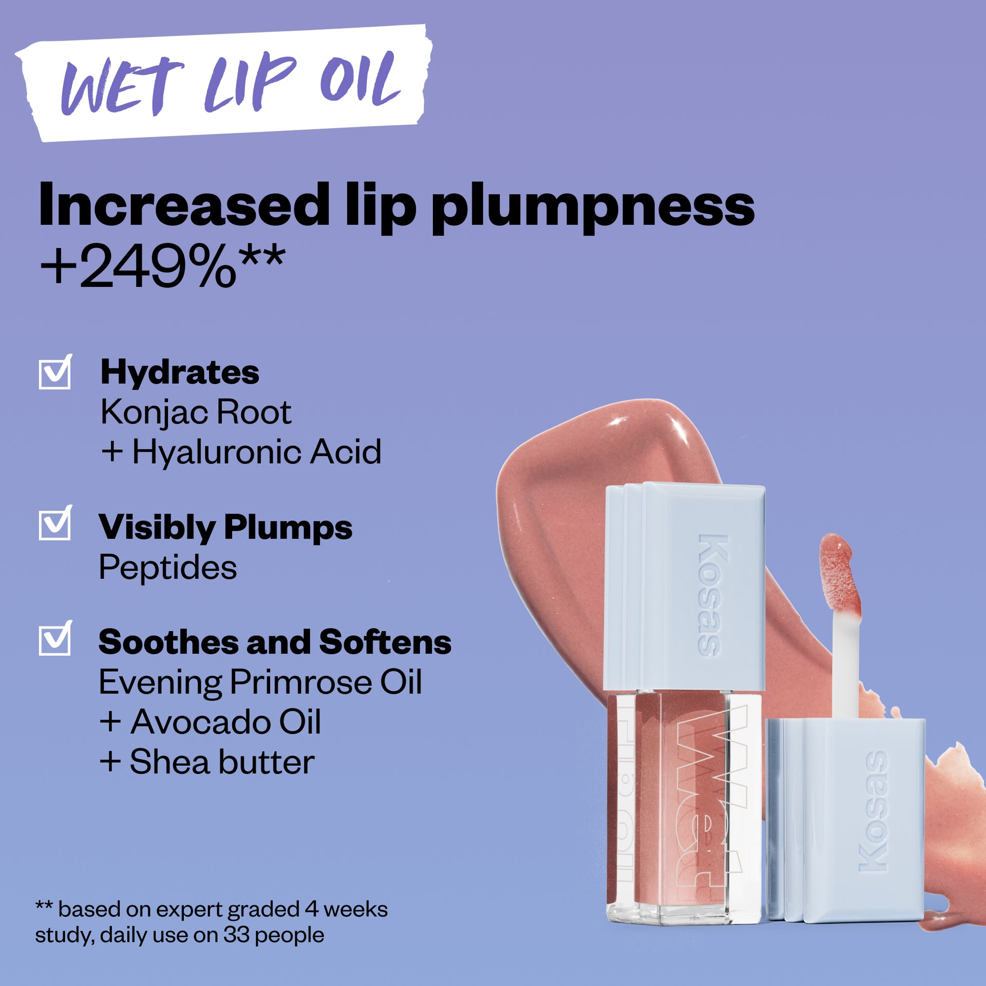 Wet lip oil ingredients and benefits