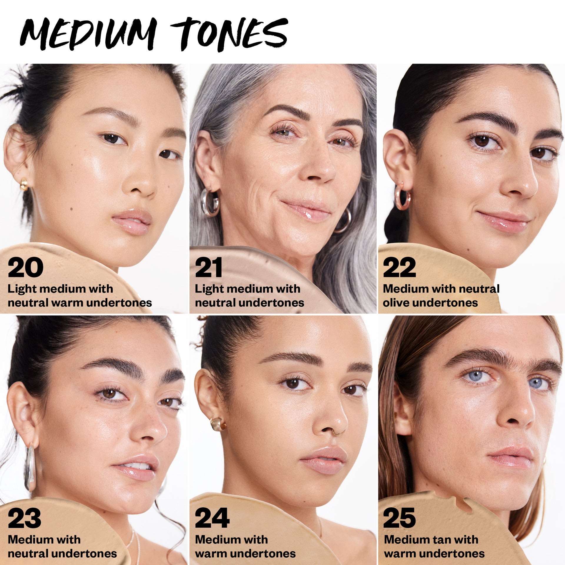 BB Burst Shade Family in Medium Tones