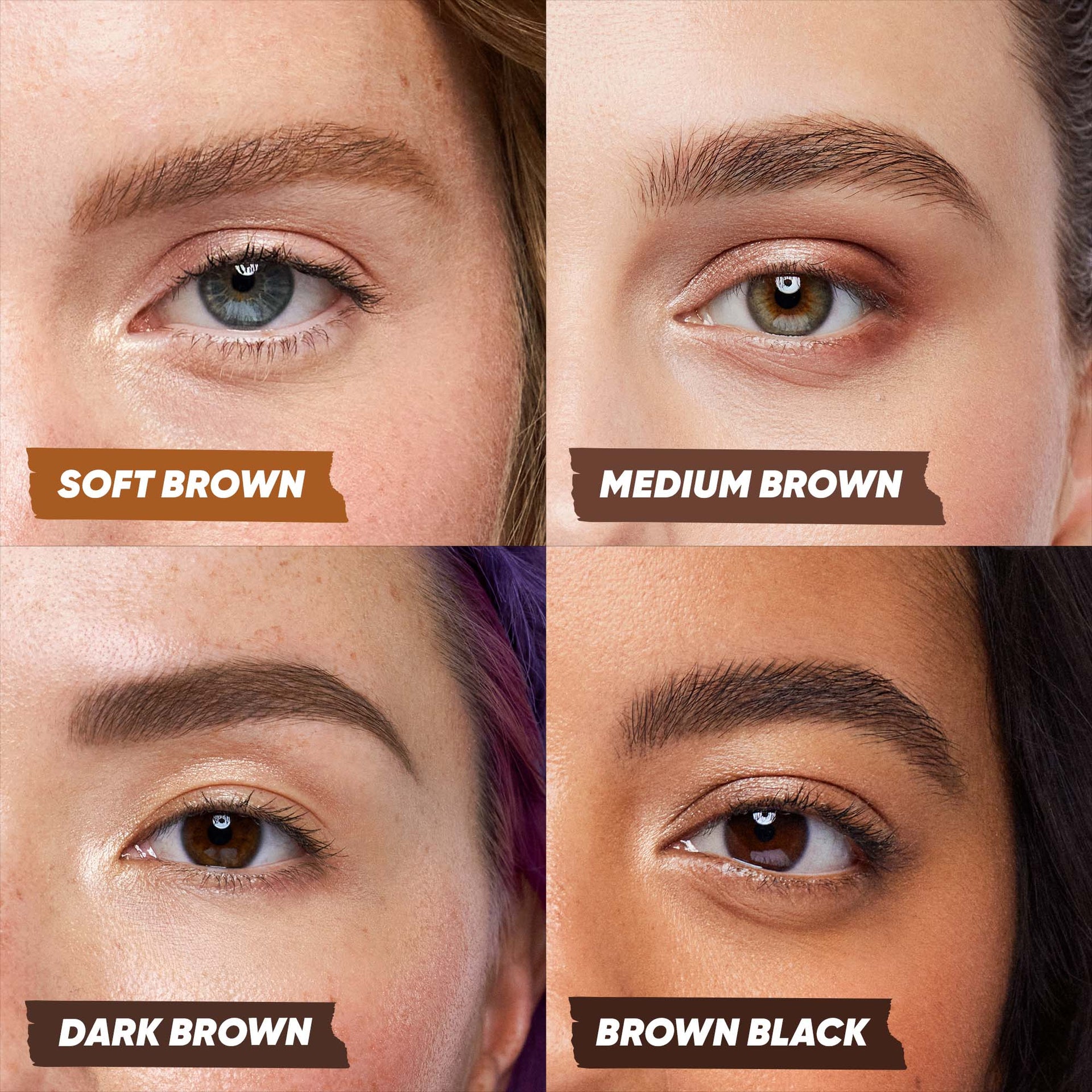 Brow Pop Nano in Medium Brown Shade Grid