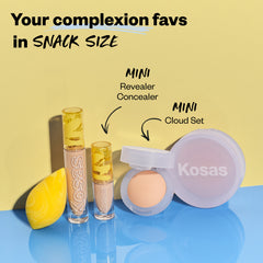 Your complexion favs in snack size.