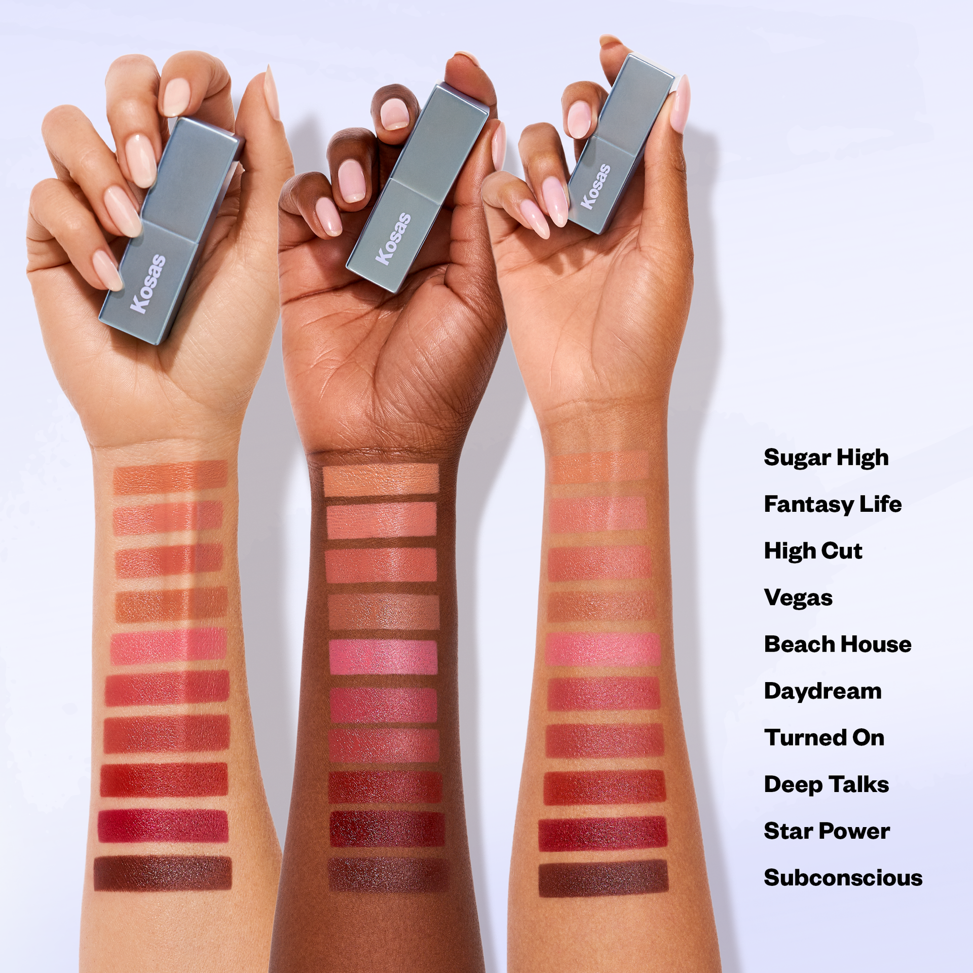 Weightless Lip Swatches