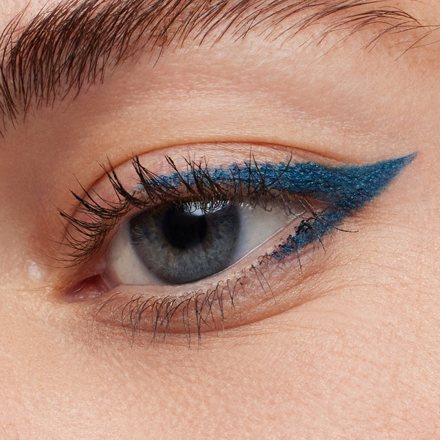 Blue eye model wearing Soulgazer in Cosmic