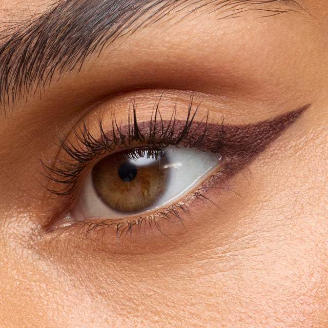 Hazel eye model wearing Soulgazer in Depth