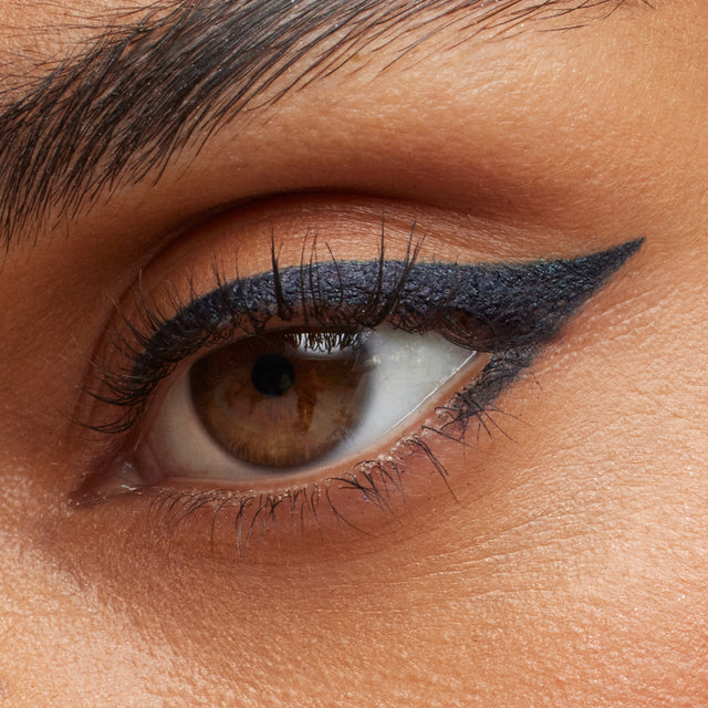 Hazel eye model wearing Soulgazer in Enigma