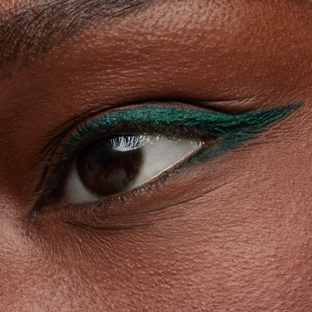 Dark brown eye model wearing Soulgazer in Eternal