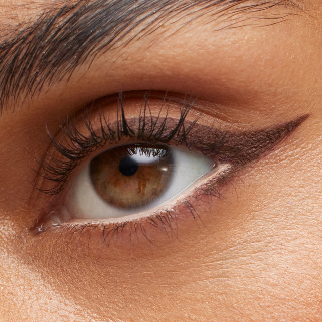 Hazel eye model wearing Soulgazer in Gravitate
