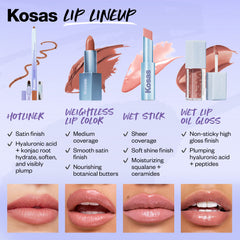 Kosas Lip Lineup
