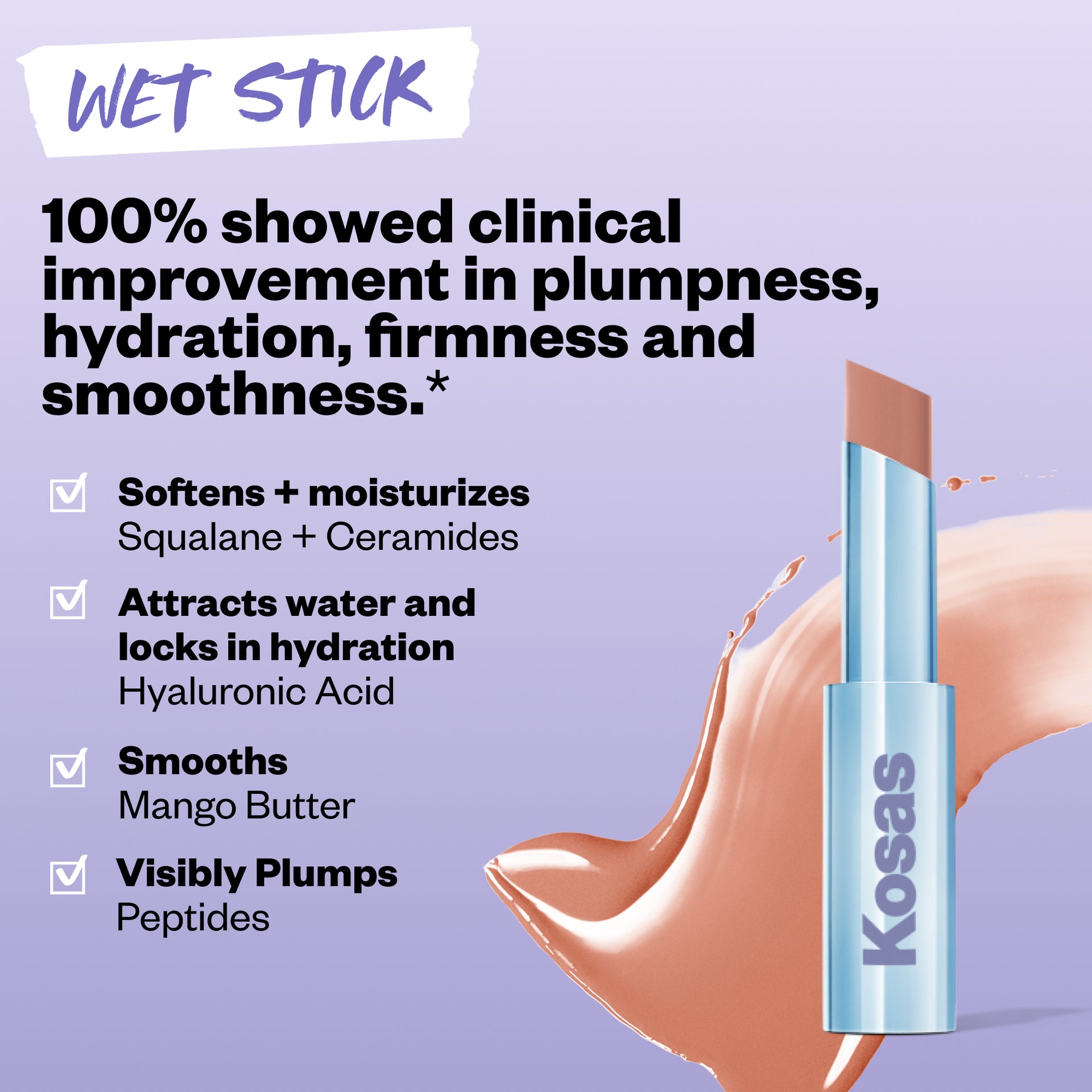Wet Stick ingredients and benefits