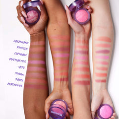 Arm Swatches of All shades in different skin tones