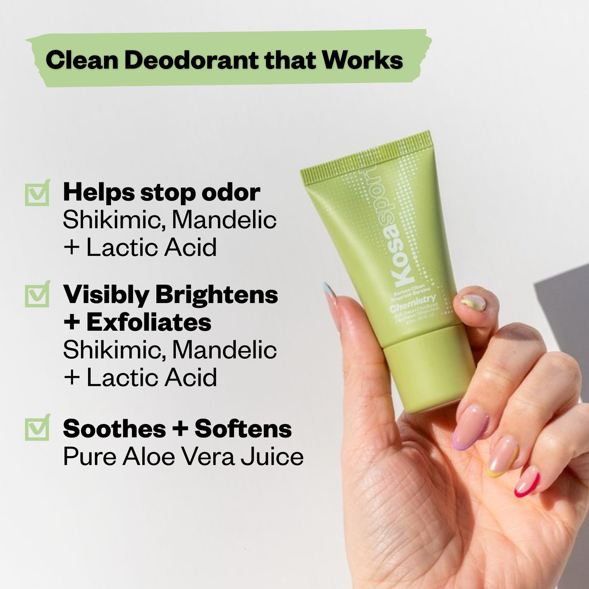 Chemistry deodorant - Clean Deodorant that works