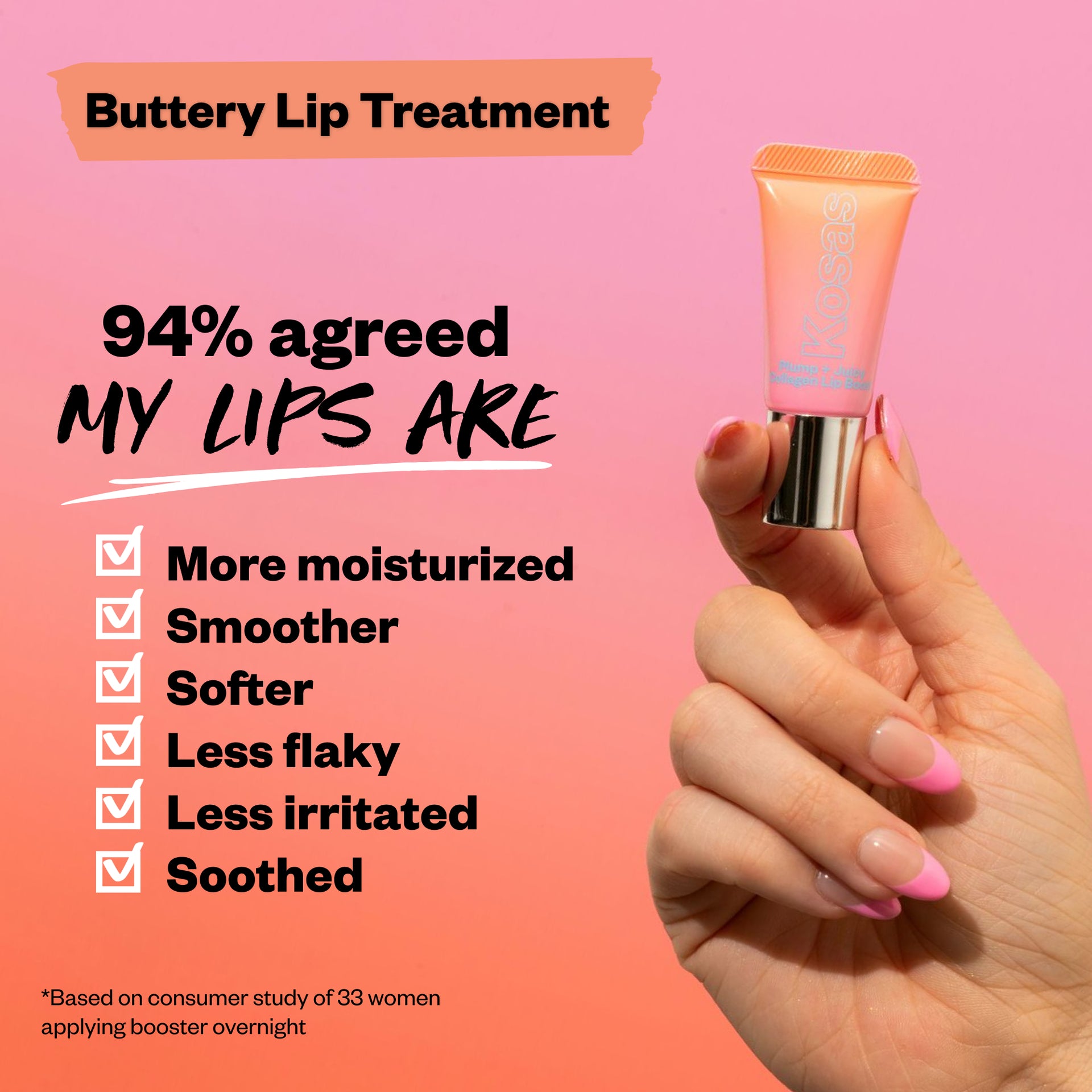 Plump + Juicy Collagen Lip Booster - Buttery Lip Treatment