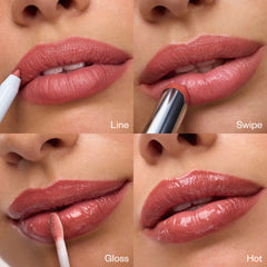 Line, Swipe, Gloss, Hot