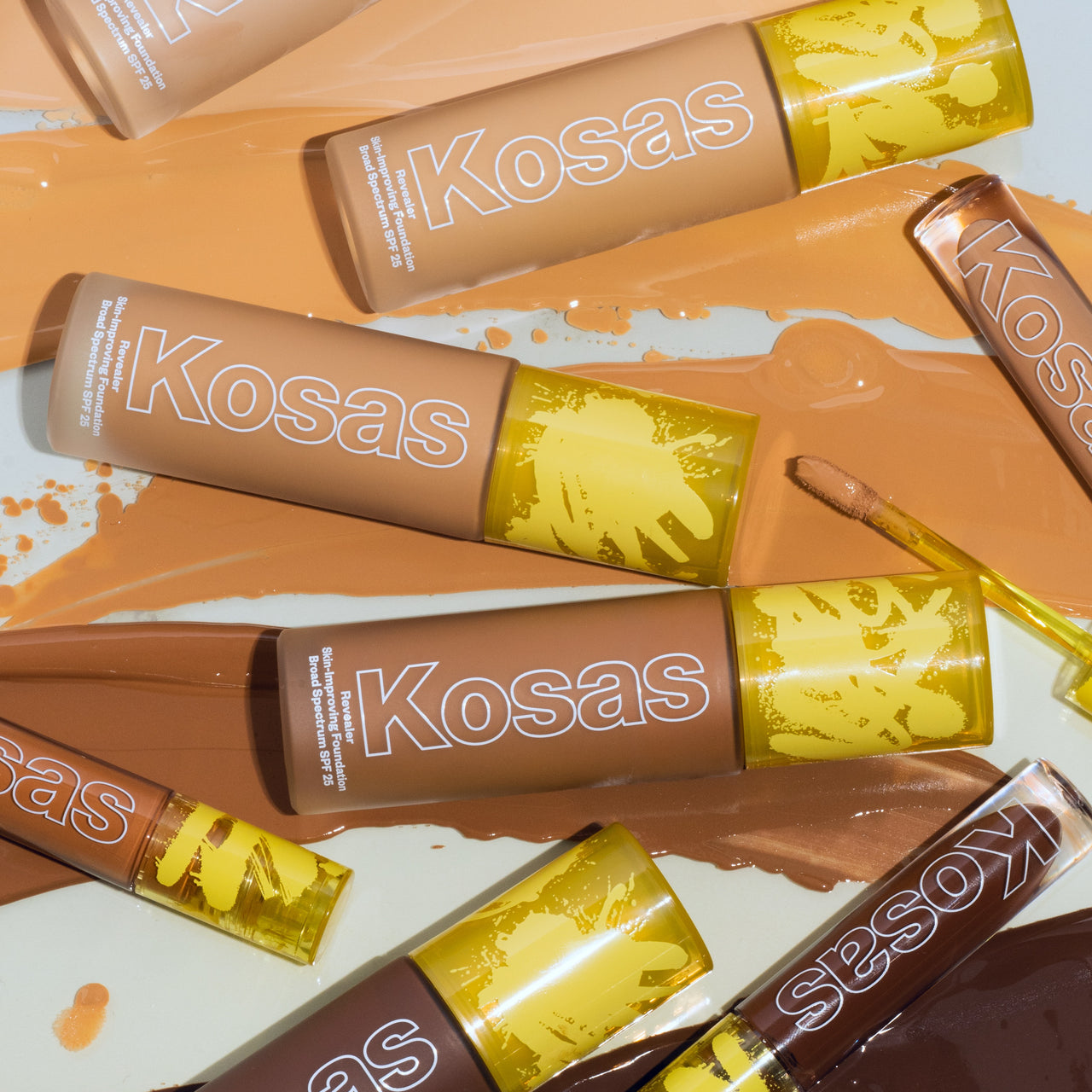 Kosas foundation in various shades