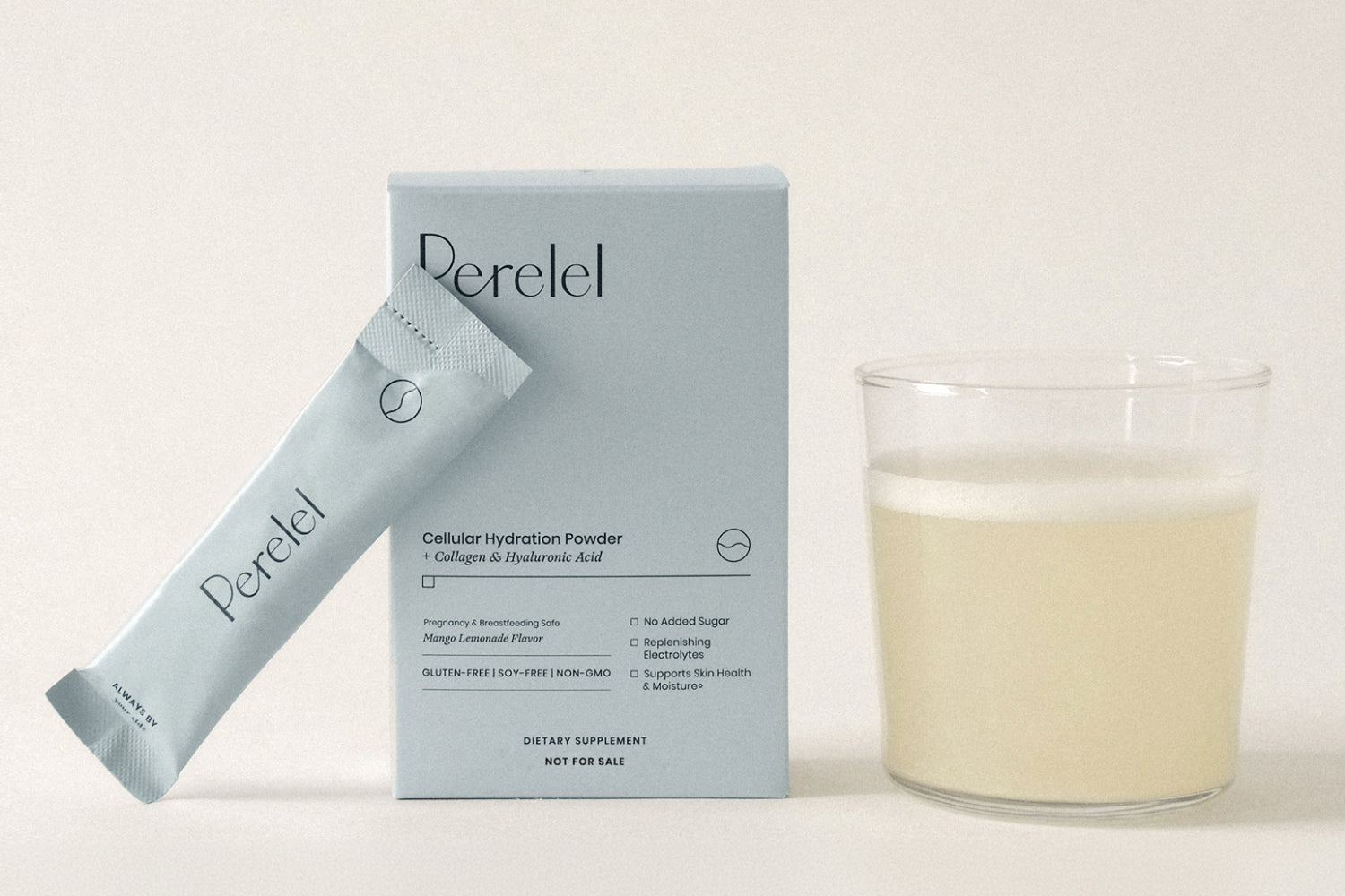 Free Perelel 3-Pack Cellular Hydration Powder with every order 