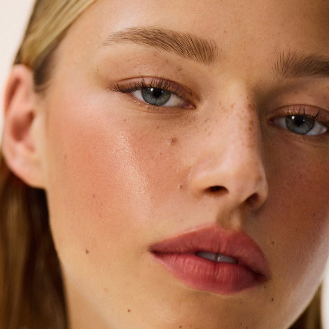 Light skin tone model wearing Impressionist Multistick in Vital