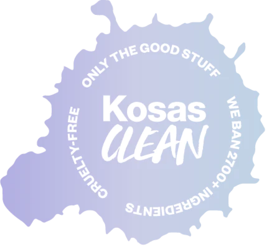 Kosas Clean - Only the good stuff, we ban 2700+ ingredients, cruelty-free