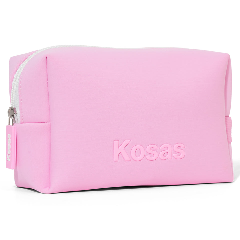 Holiday Cosmetic Bag in Pink