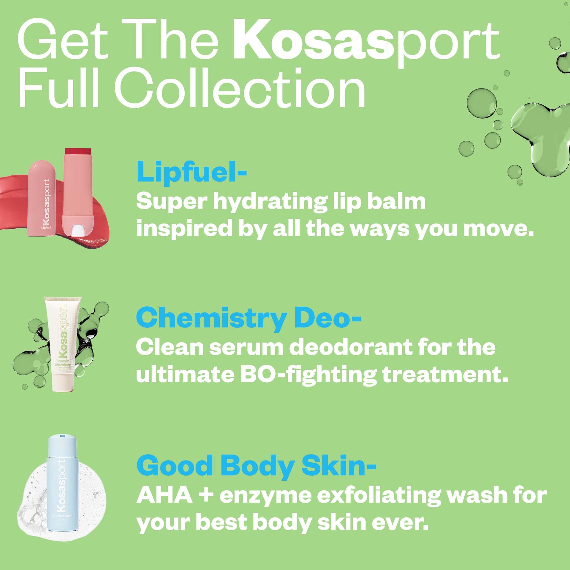 Kosasport Full Collection Set - Kosas Cosmetics