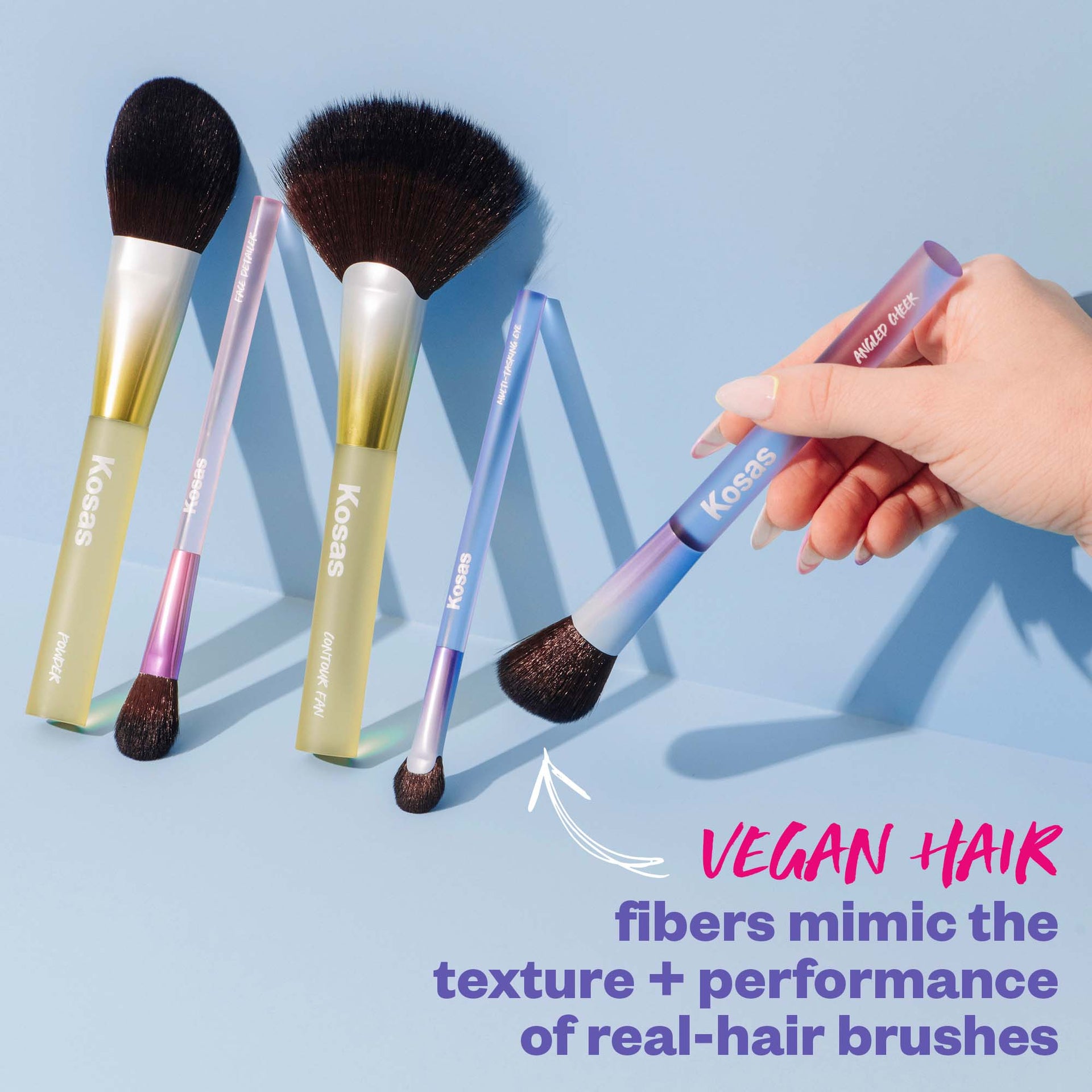Kosas Cosmetics Angled Cheek Brush | Makeup for Skincare Freaks